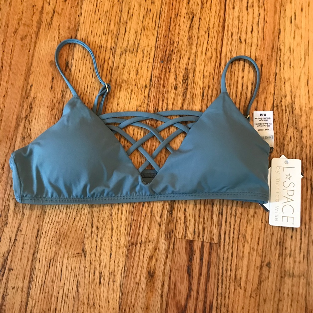 Lace up bikini NWT